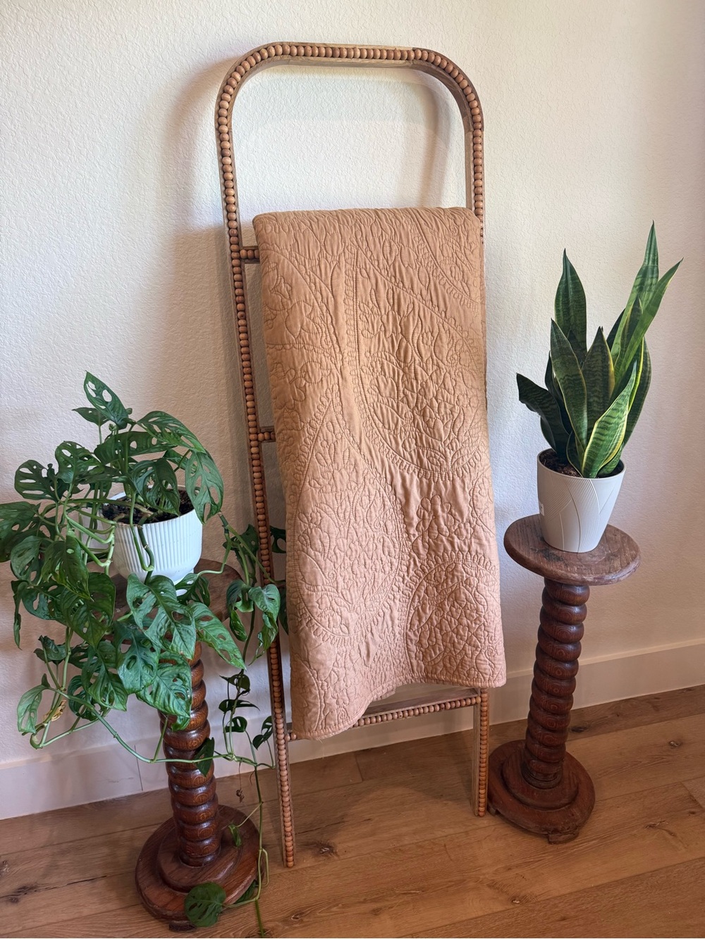 New King Quilted Throw in Camel - Threshold.